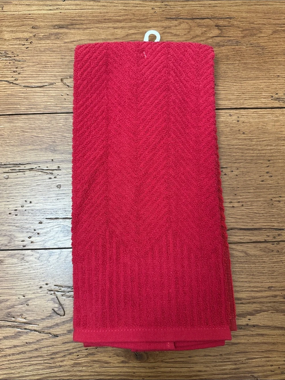 The Big One Red and Coral Striped Kitchen Towels - 2 Pack